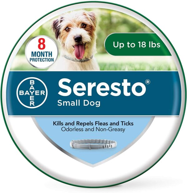 %% Bayer Seresto Flea and Tick Collar for Small Dogs, Up to 8 kg